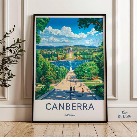 Canberra Poster - Australia Wall Art