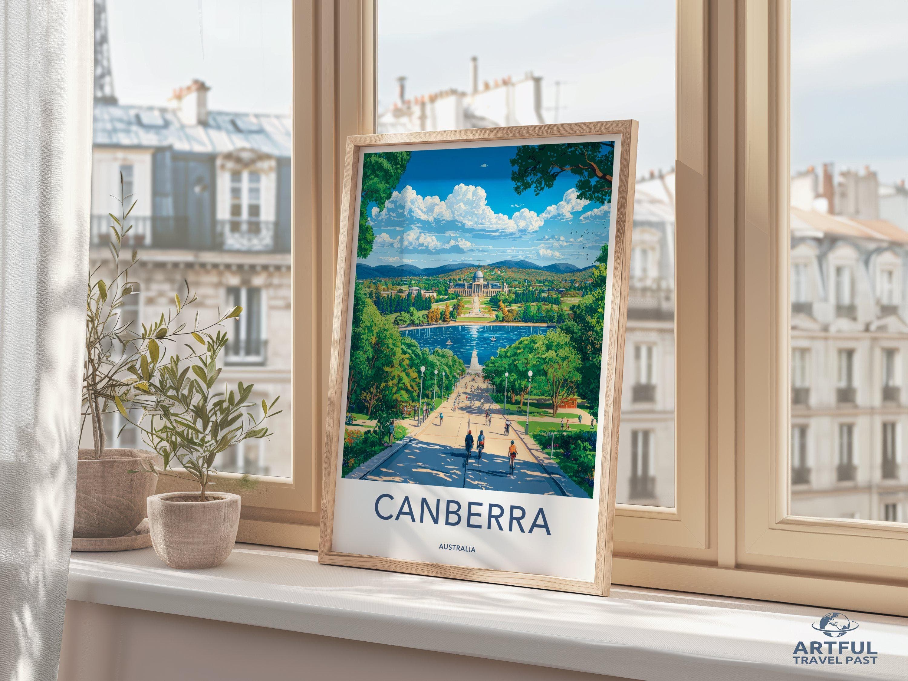 Canberra Poster - Australia Wall Art