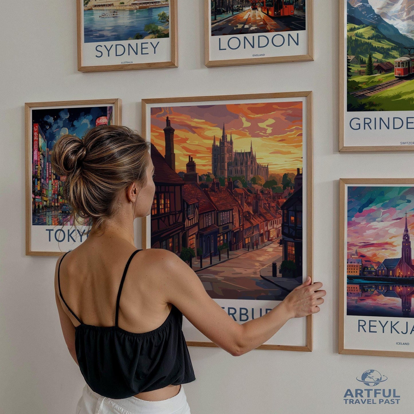 Canterbury Poster - England Wall Art