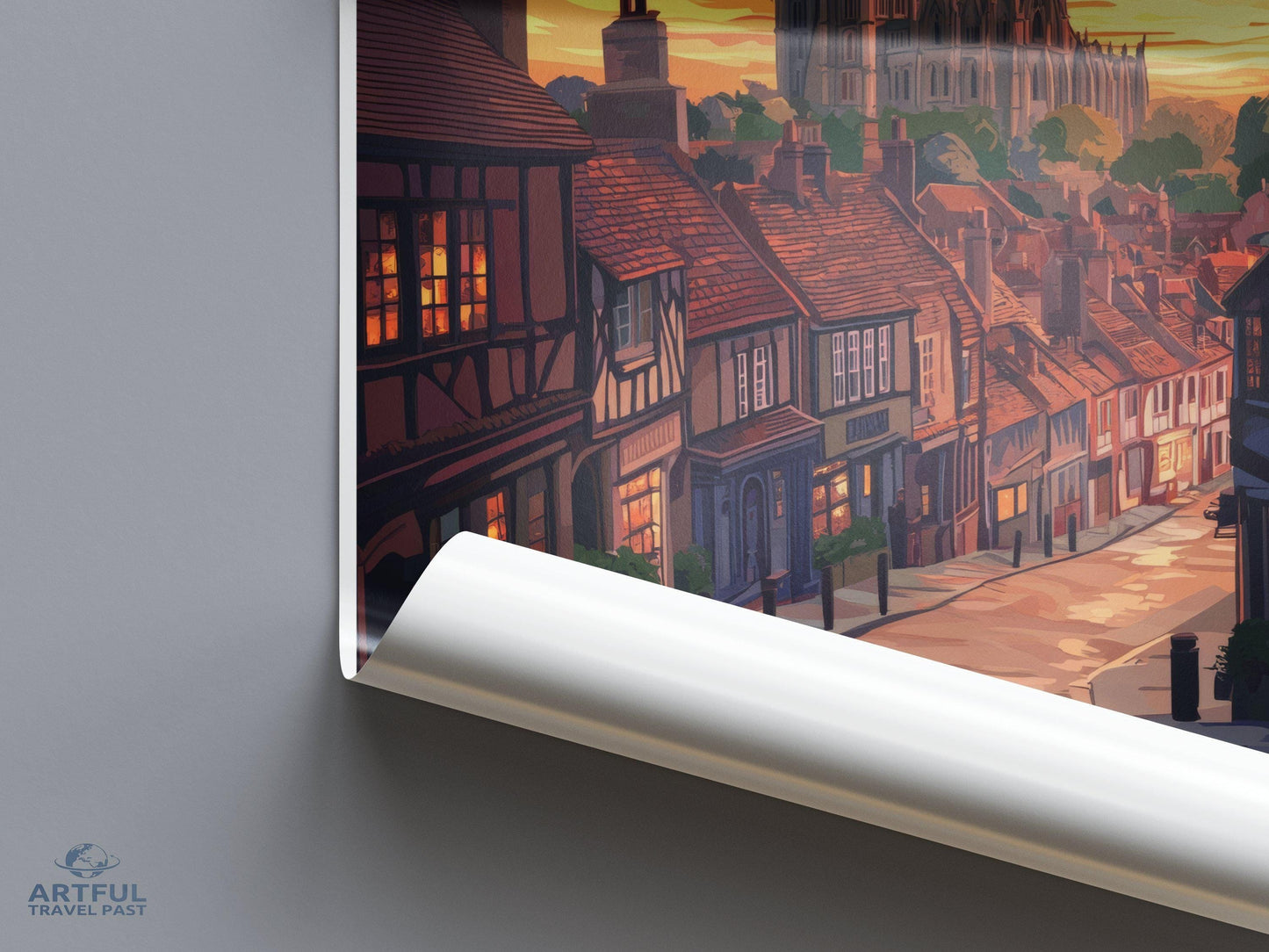 Canterbury Poster - England Wall Art