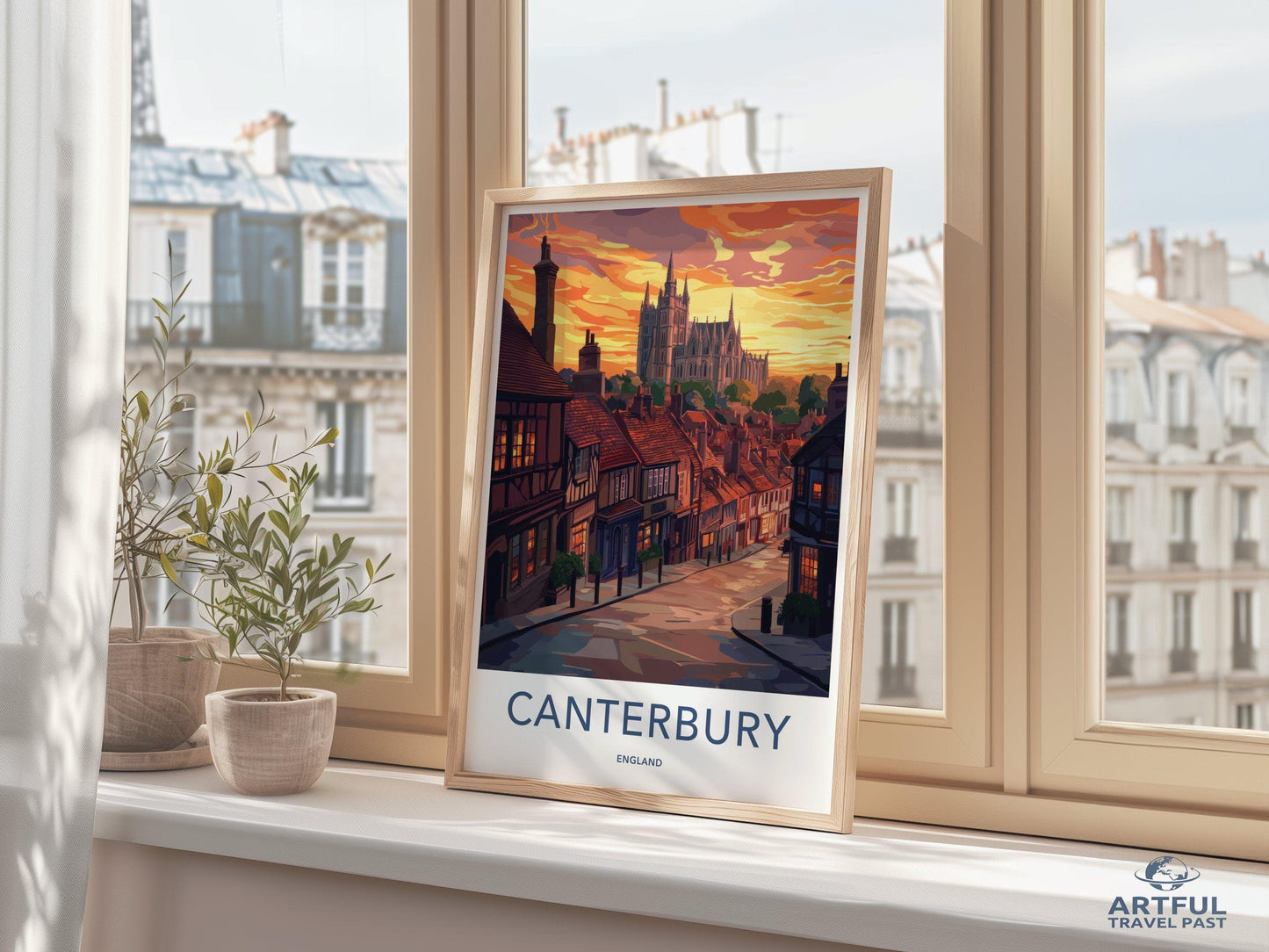 Canterbury Poster - England Wall Art