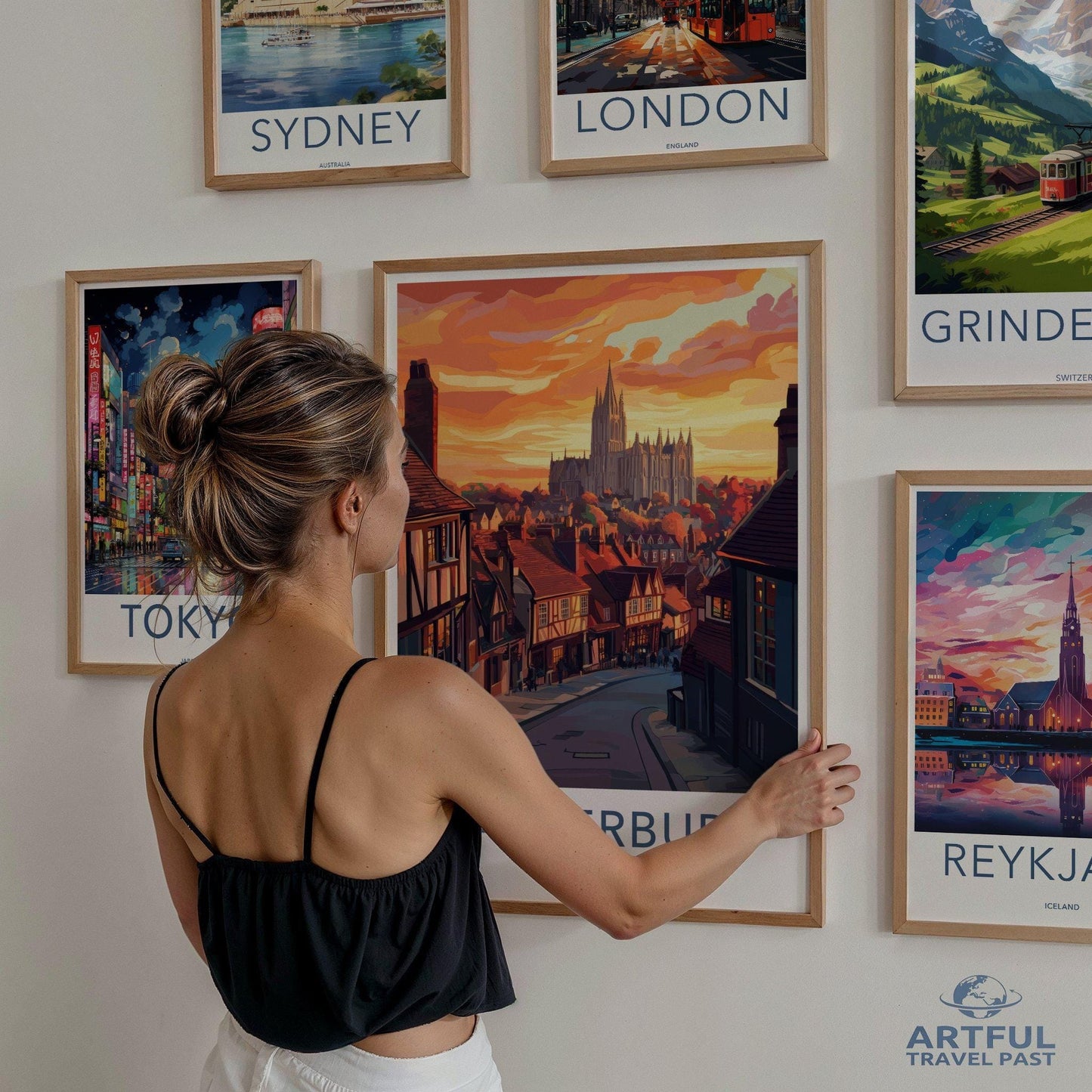 Canterbury Poster - England Wall Art