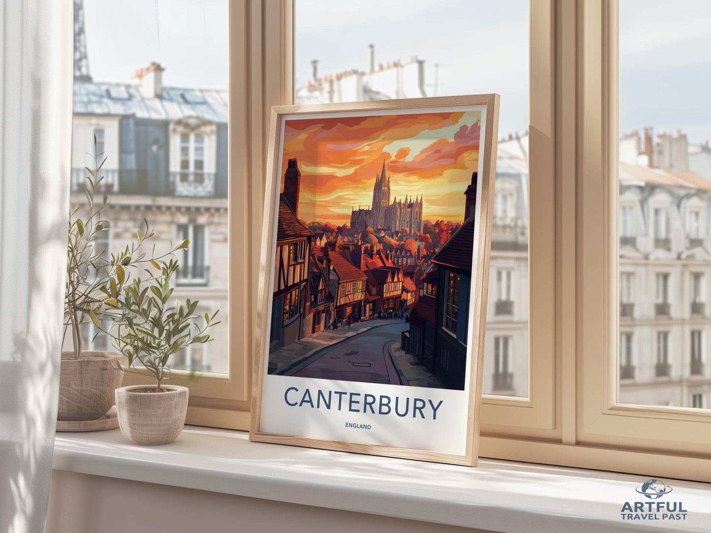 Canterbury Poster - England Wall Art