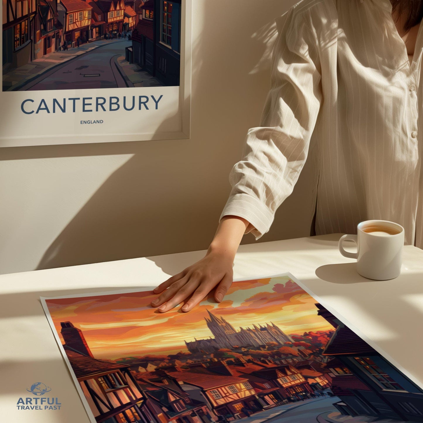 Canterbury Poster - England Wall Art