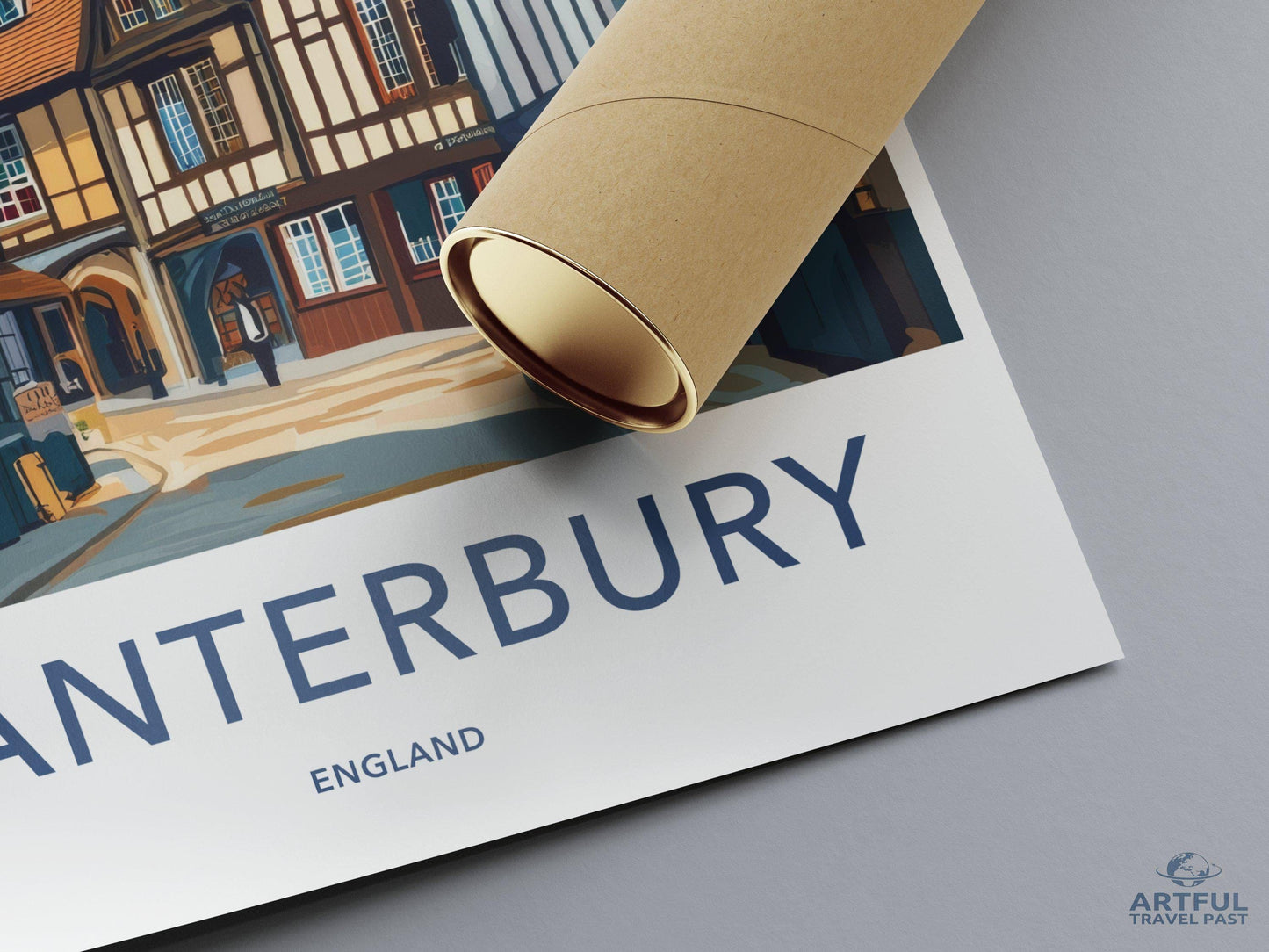 Canterbury Poster - England Wall Art