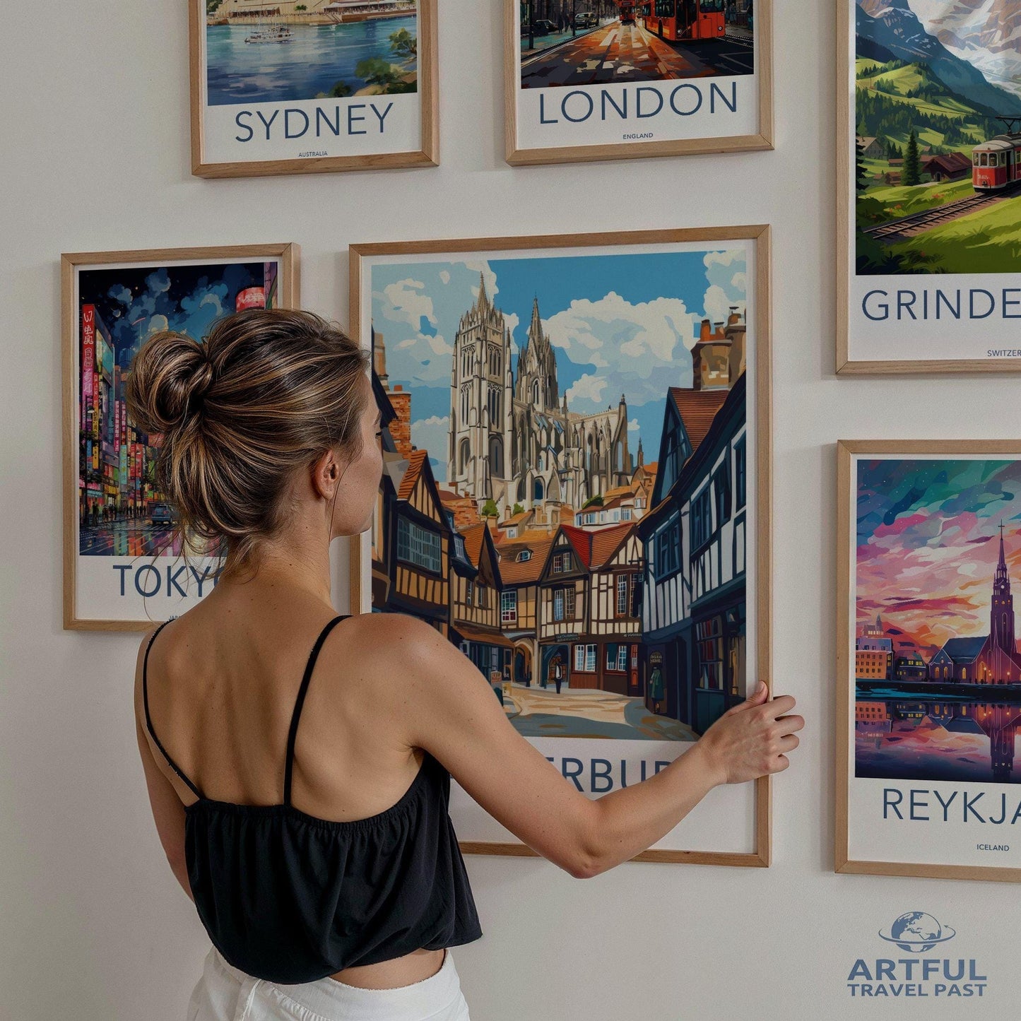 Canterbury Poster - England Wall Art