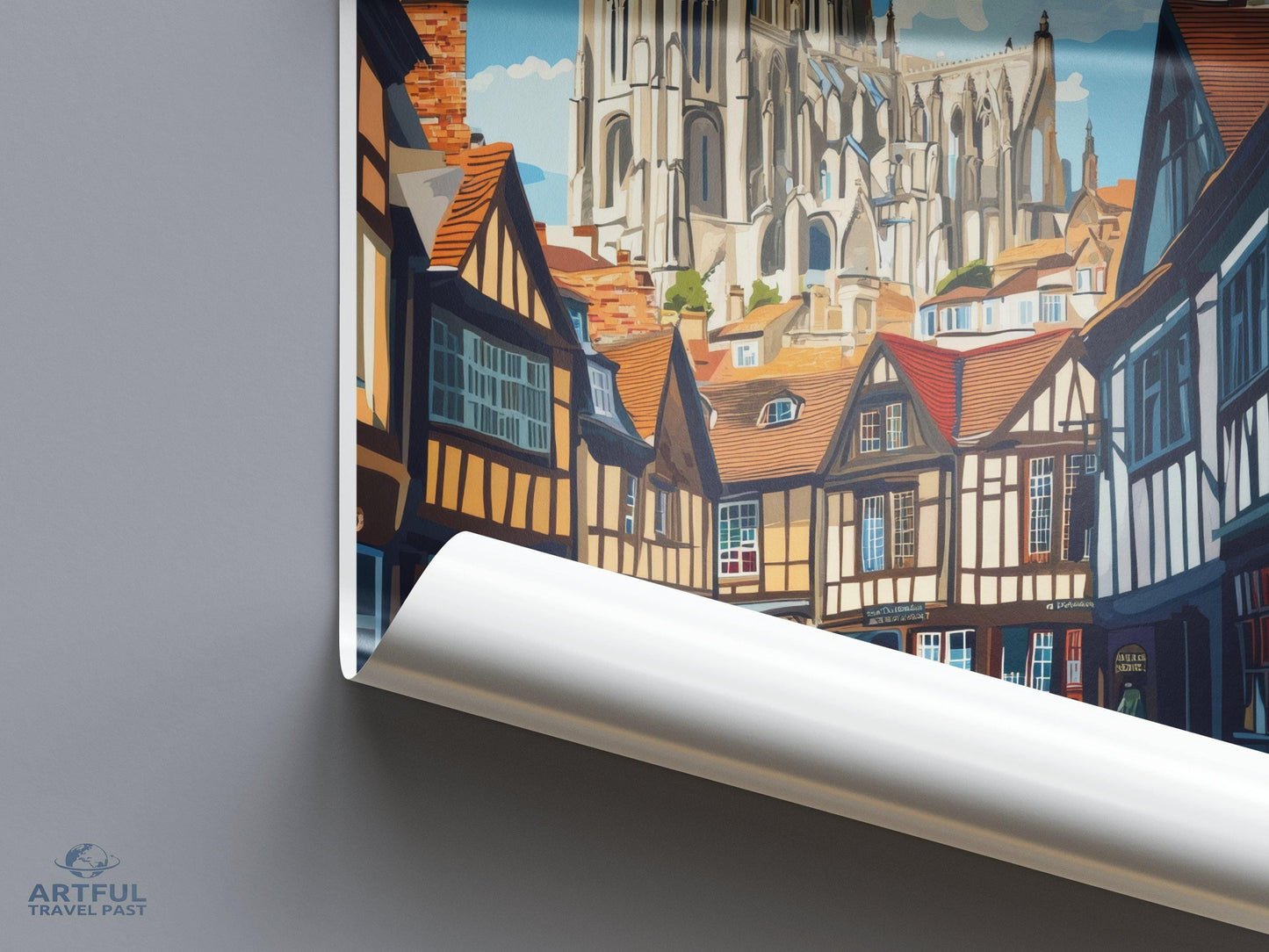 Canterbury Poster - England Wall Art