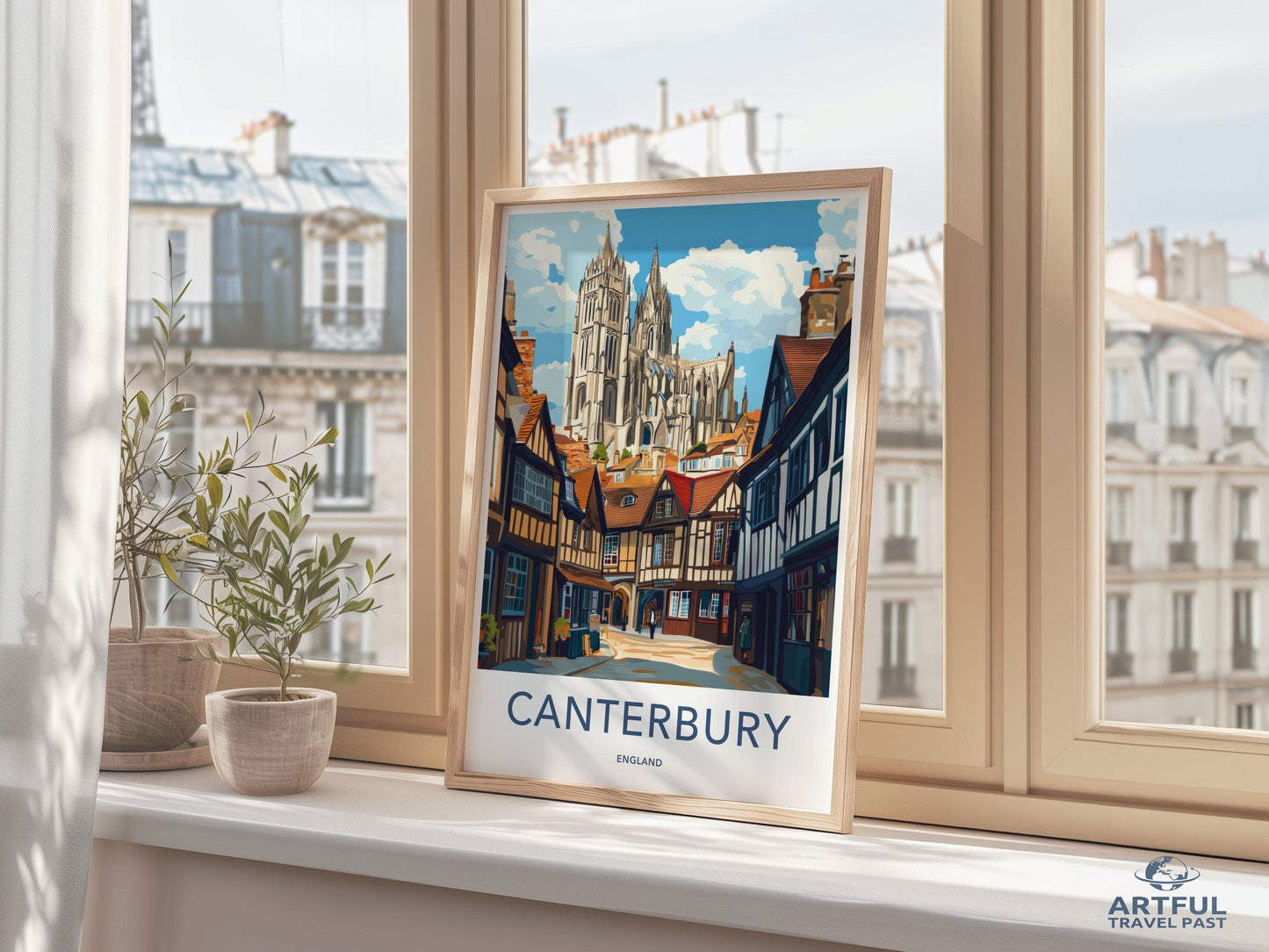 Canterbury Poster - England Wall Art