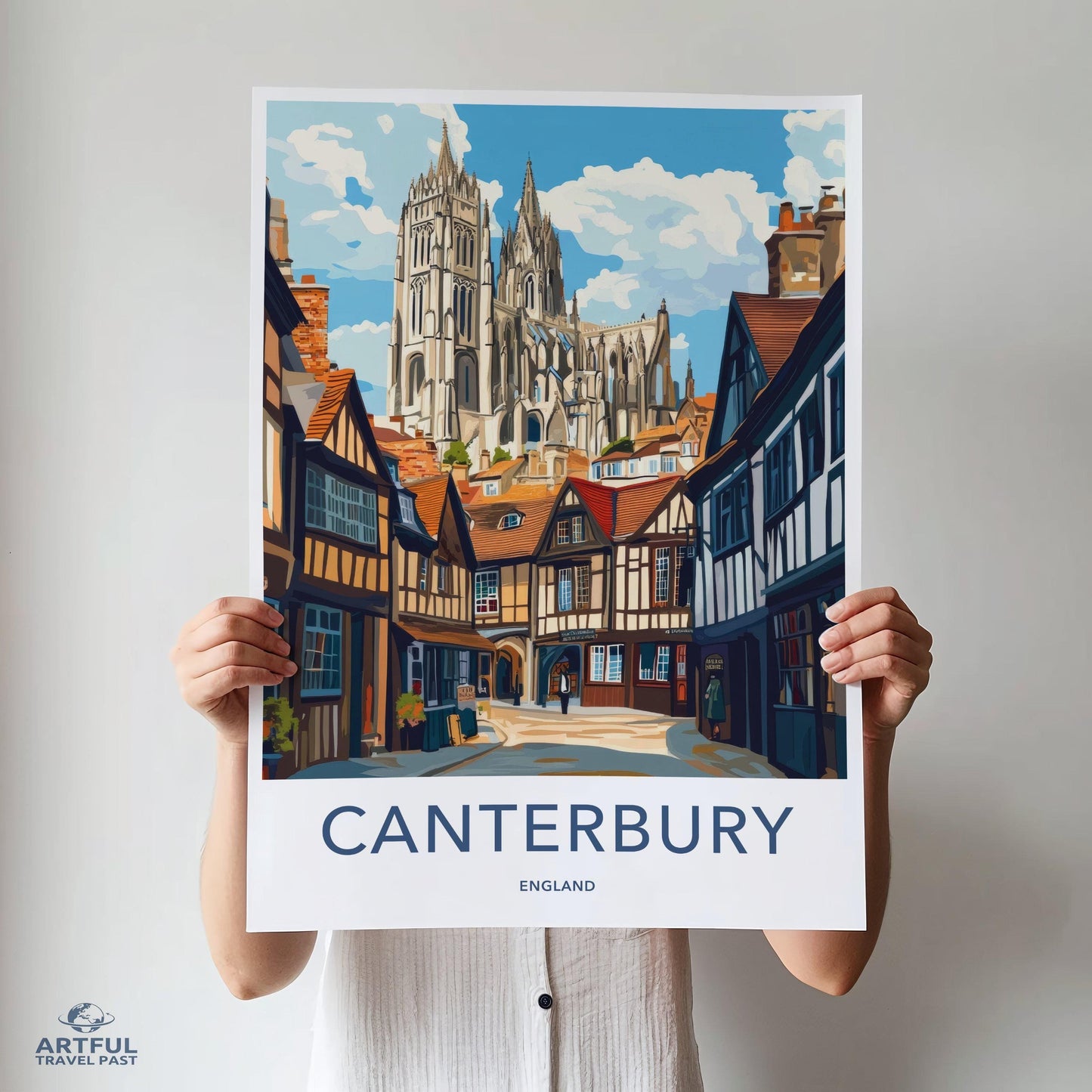 Canterbury Poster - England Wall Art