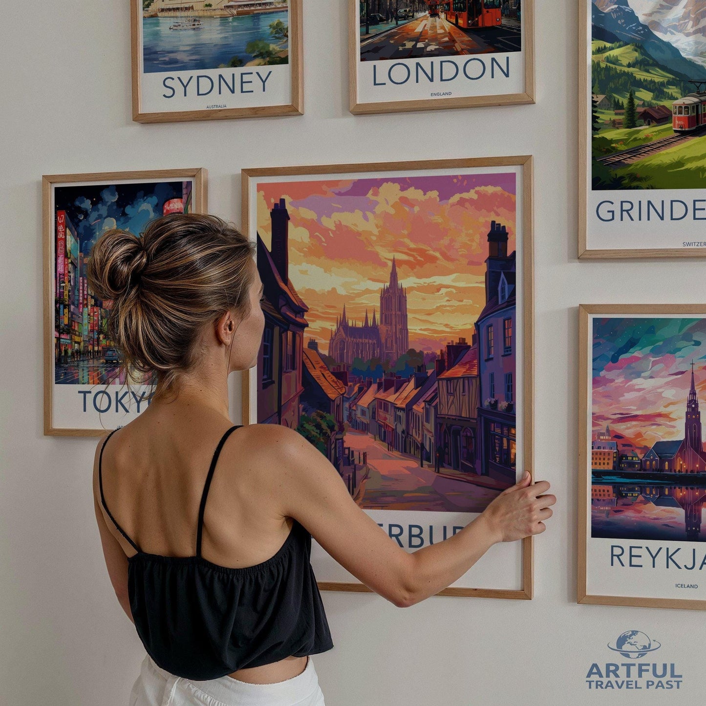 Canterbury Poster | England Wall Art | UK Decor