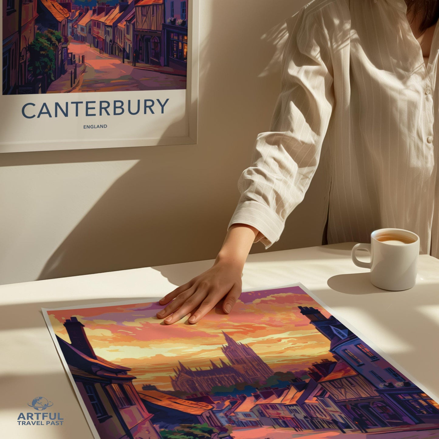 Canterbury Poster | England Wall Art | UK Decor