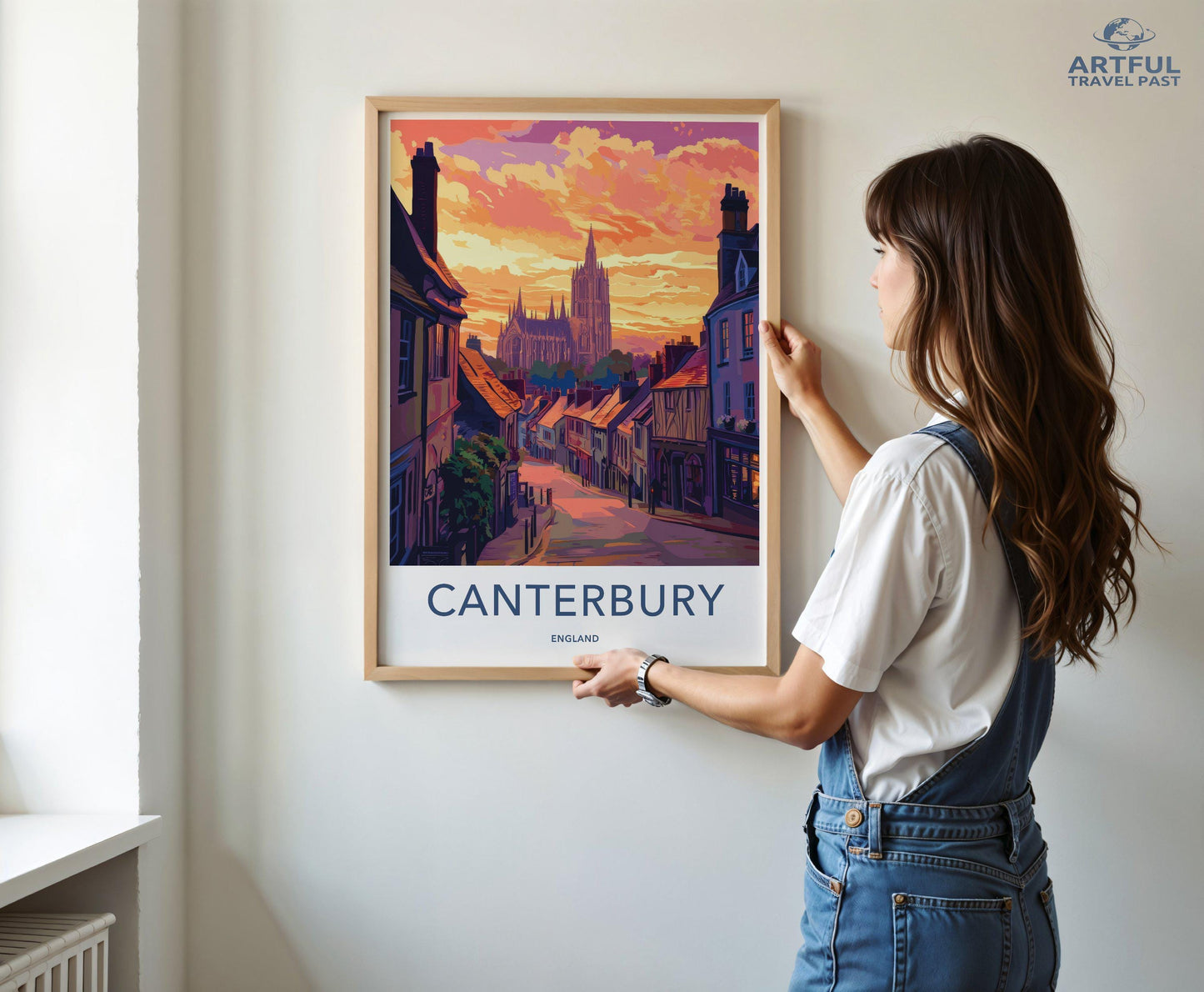 Canterbury Poster | England Wall Art | UK Decor