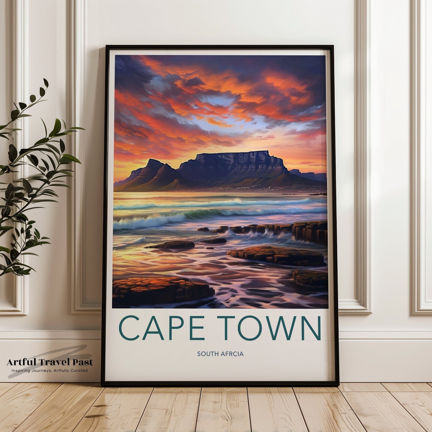 Cape Town Poster - South Africa Wall Art