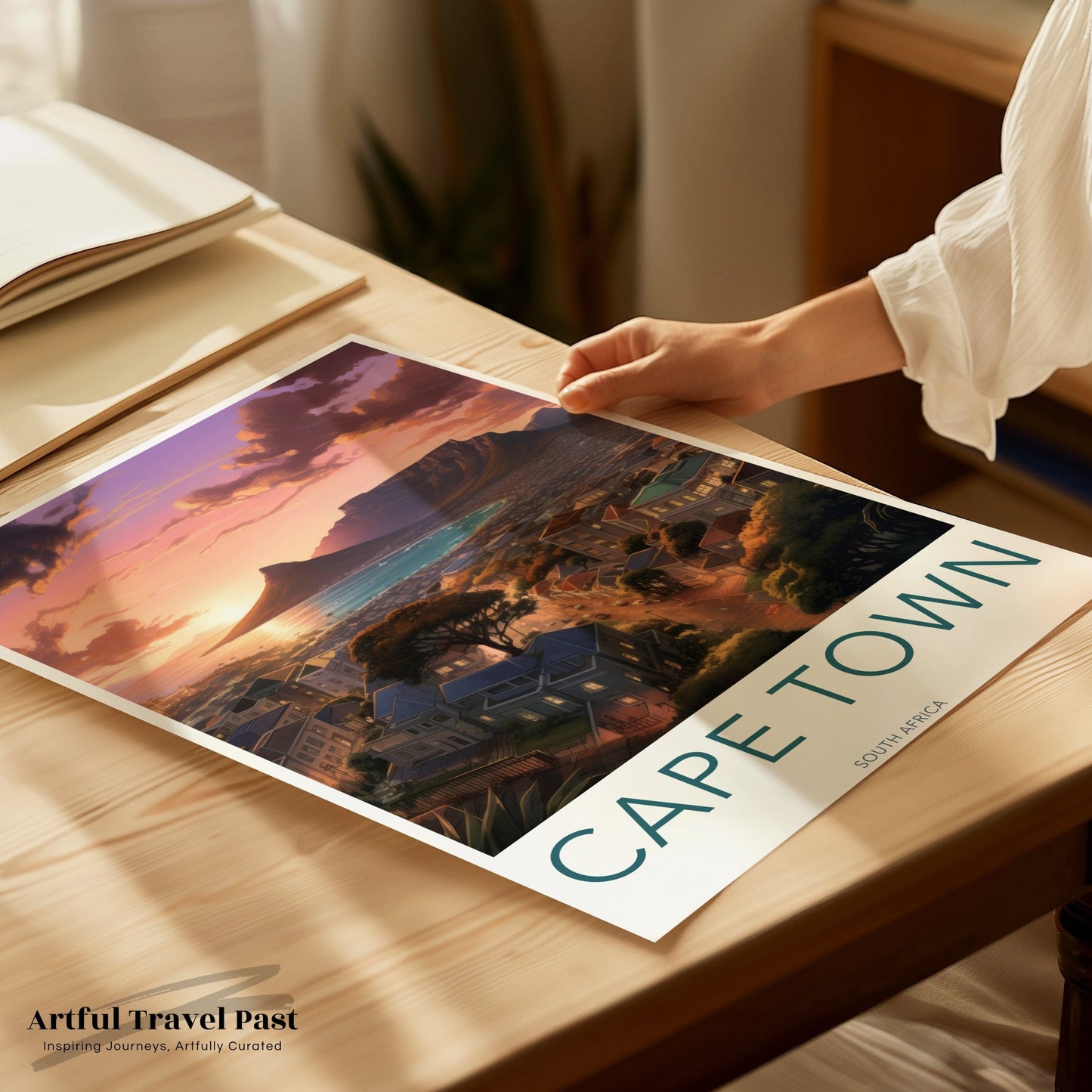 Cape Town Poster | South Africa Wall Art | Africa Decor