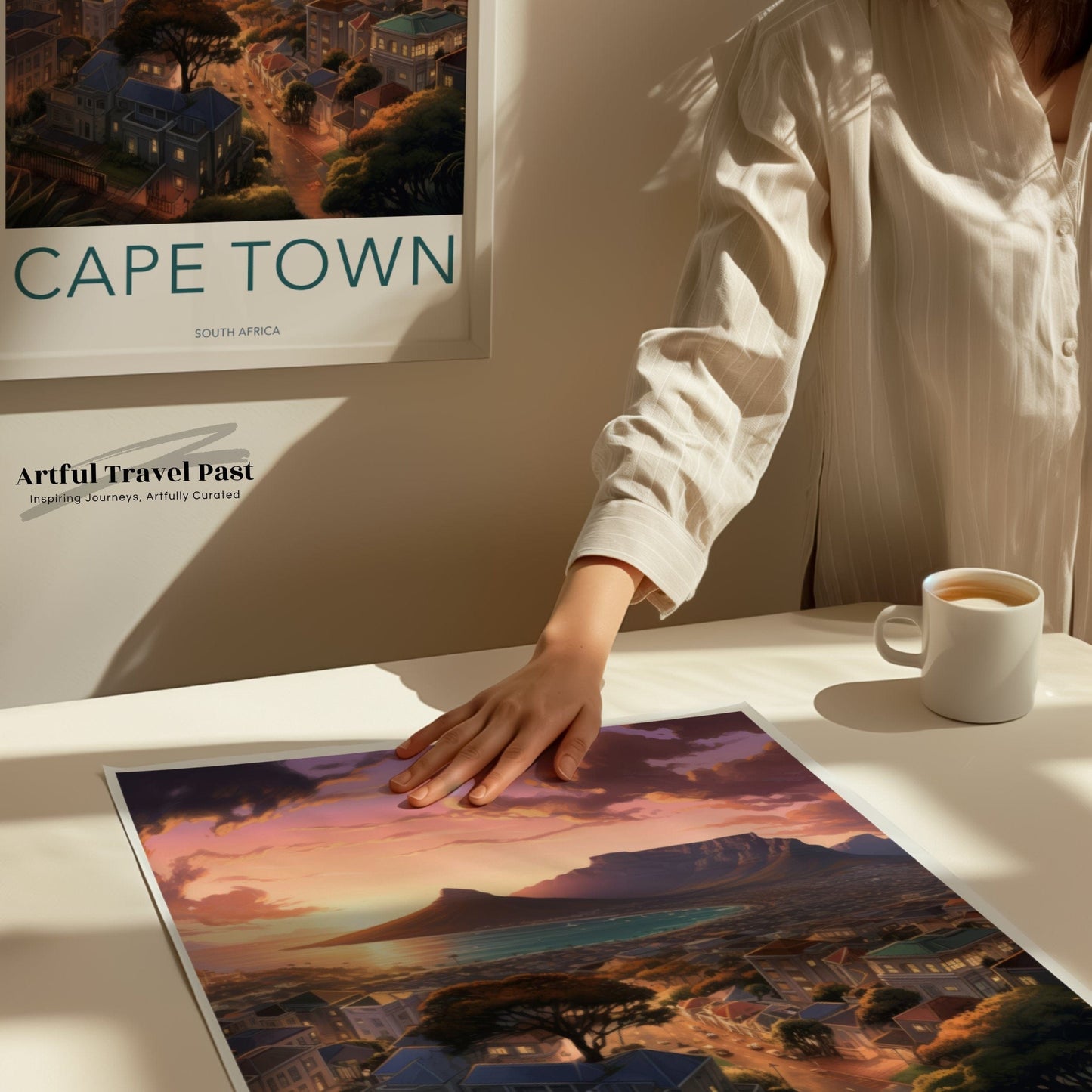 Cape Town Poster | South Africa Wall Art | Africa Decor