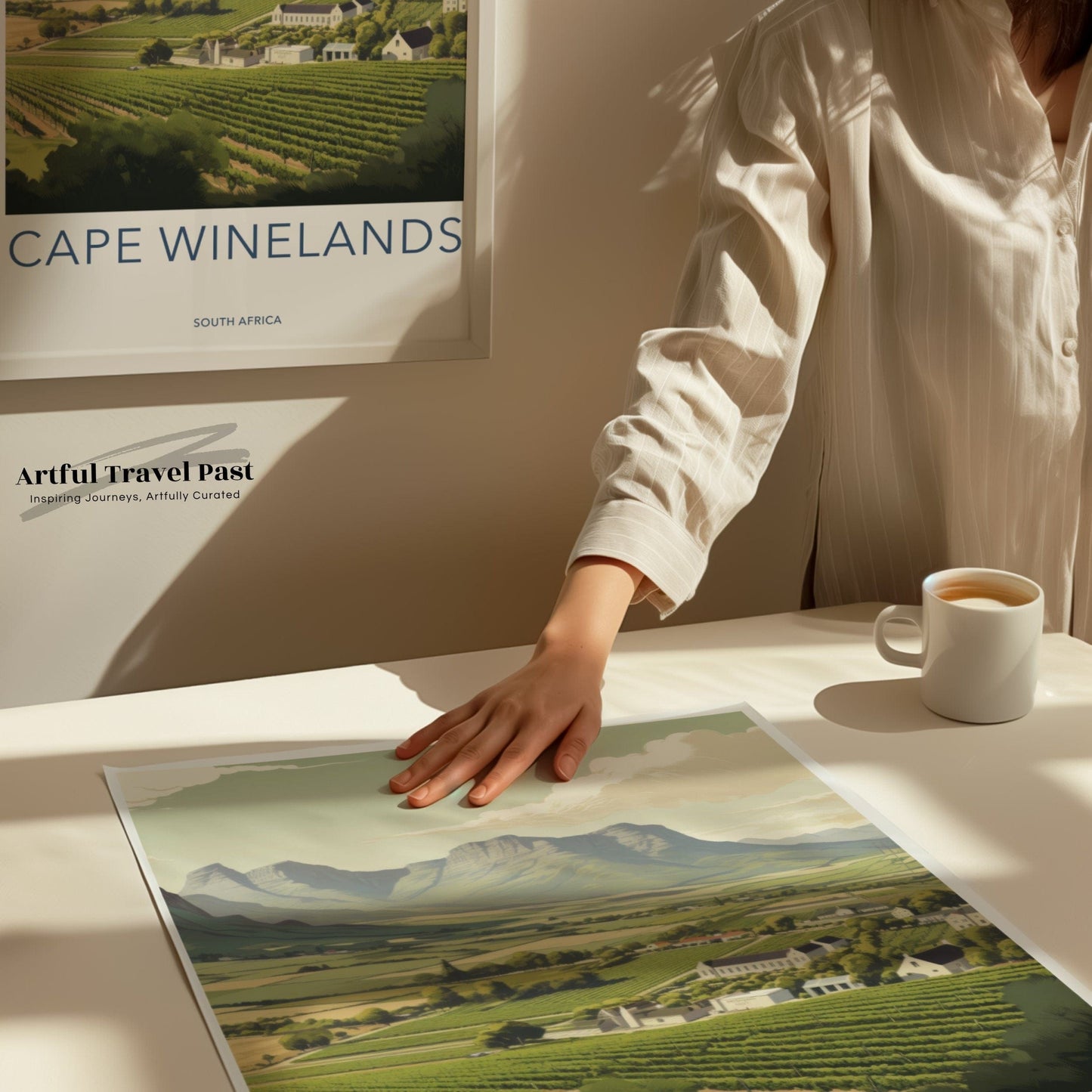 Cape Winelands Poster | South Africa Wall Art