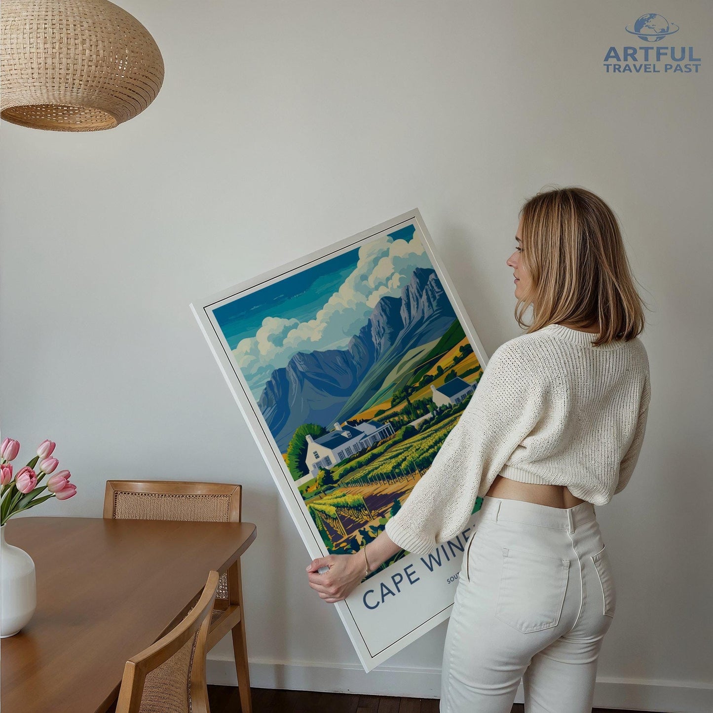 Cape Winelands Poster | South Africa Wall Art