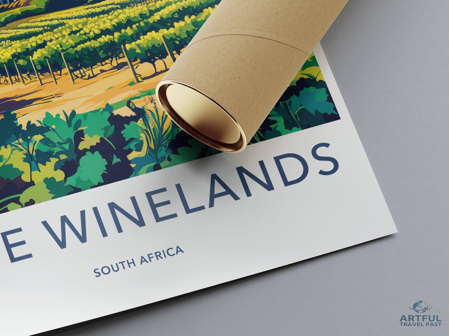 Cape Winelands Poster | South Africa Wall Art