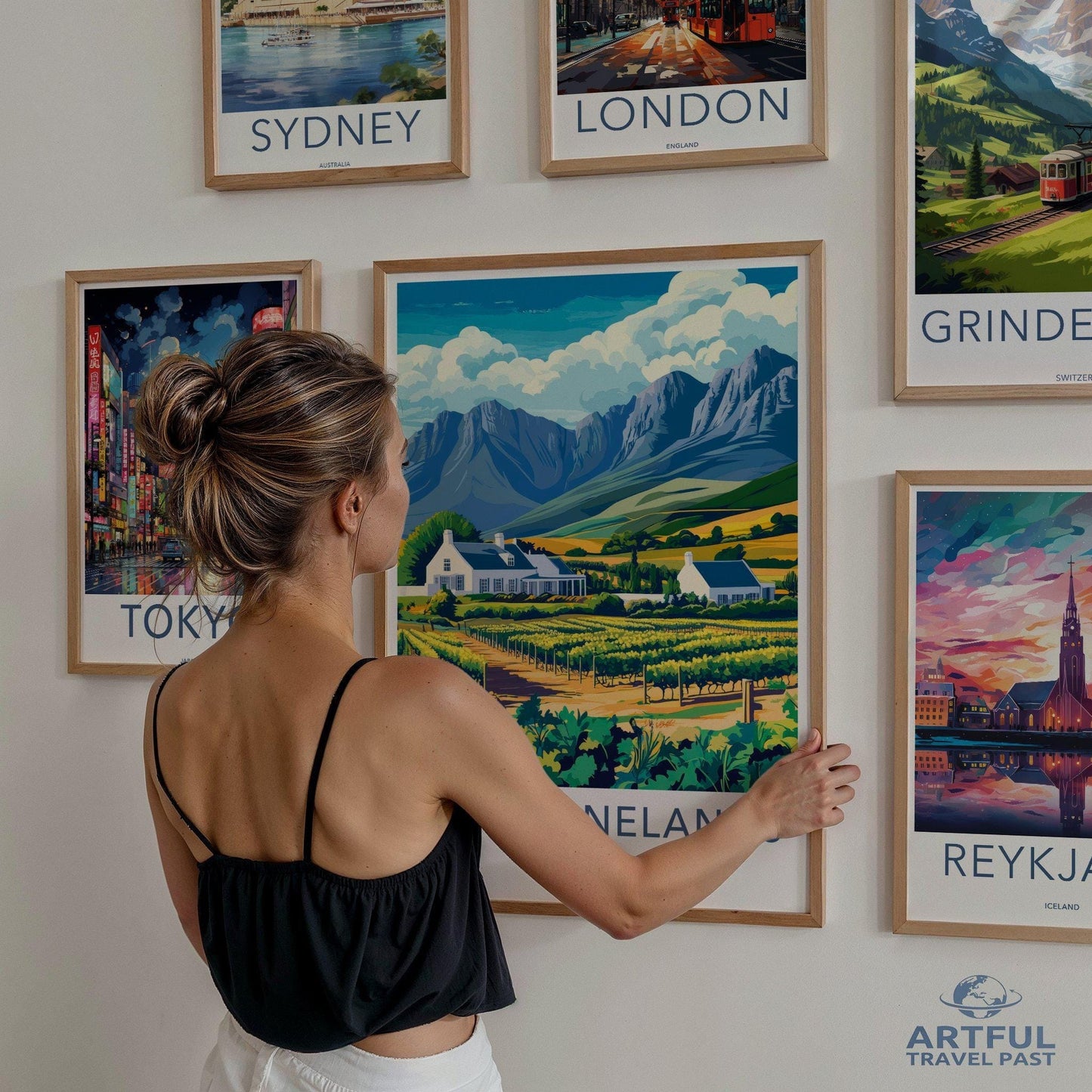 Cape Winelands Poster | South Africa Wall Art