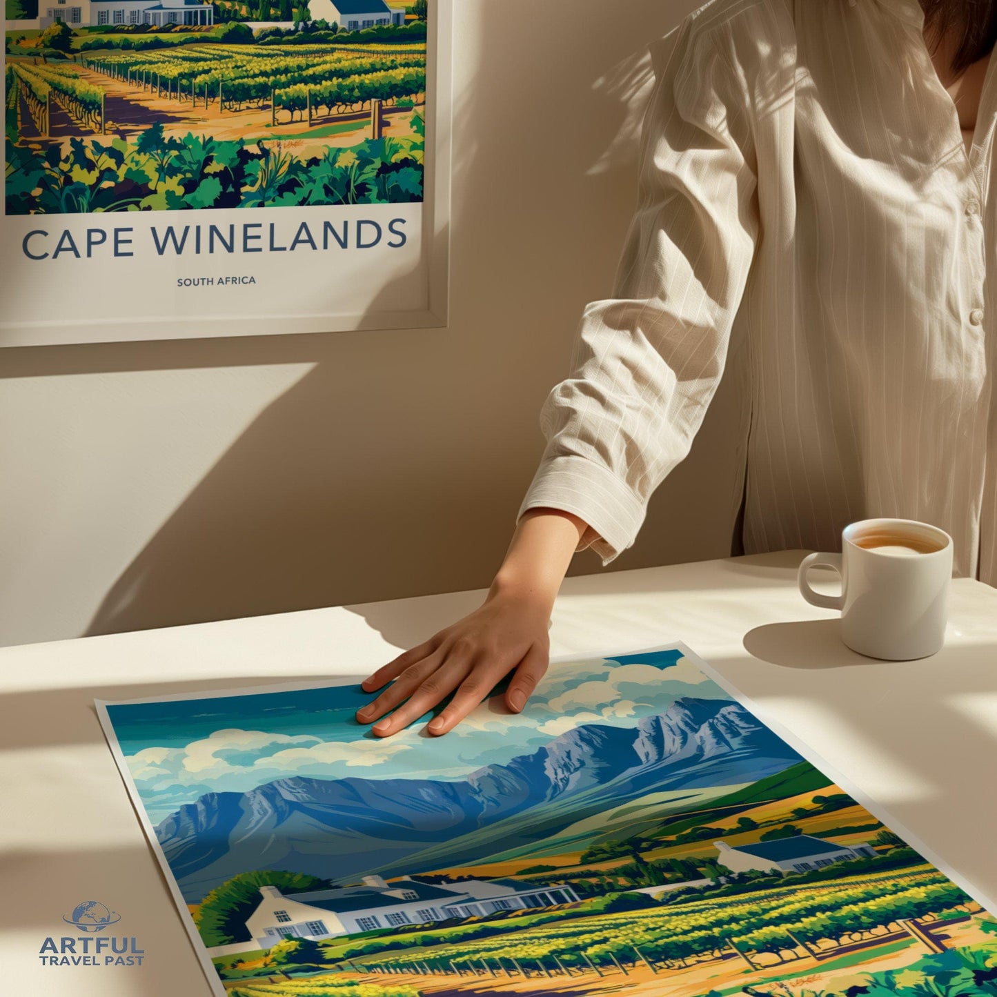 Cape Winelands Poster | South Africa Wall Art
