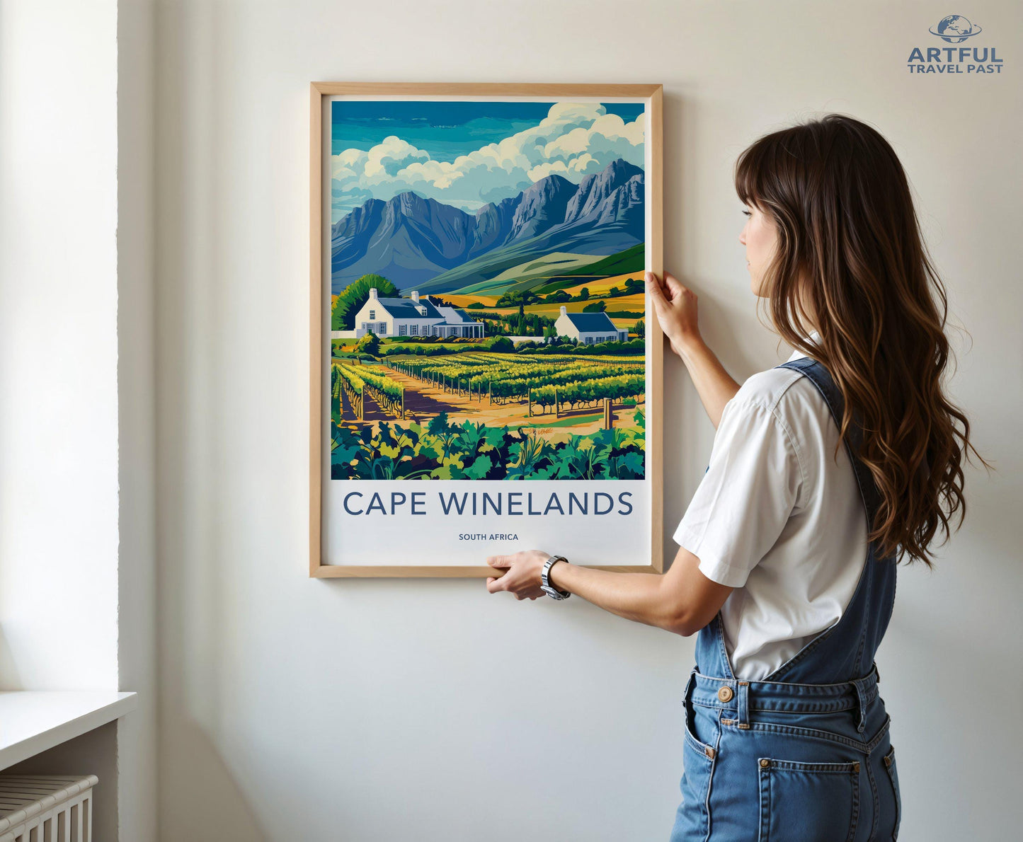 Cape Winelands Poster | South Africa Wall Art