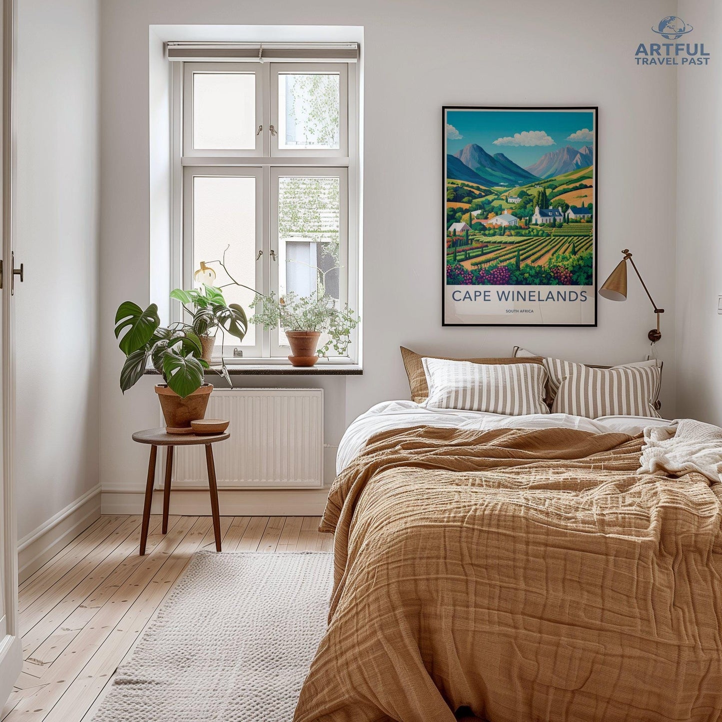 Cape Winelands Poster | South Africa Wall Art | Africa Decor