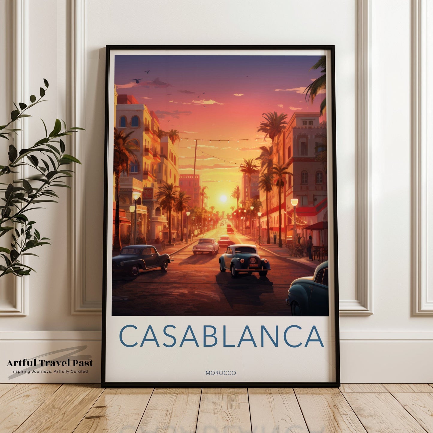 Casablanca Poster | Morocco Wall Art