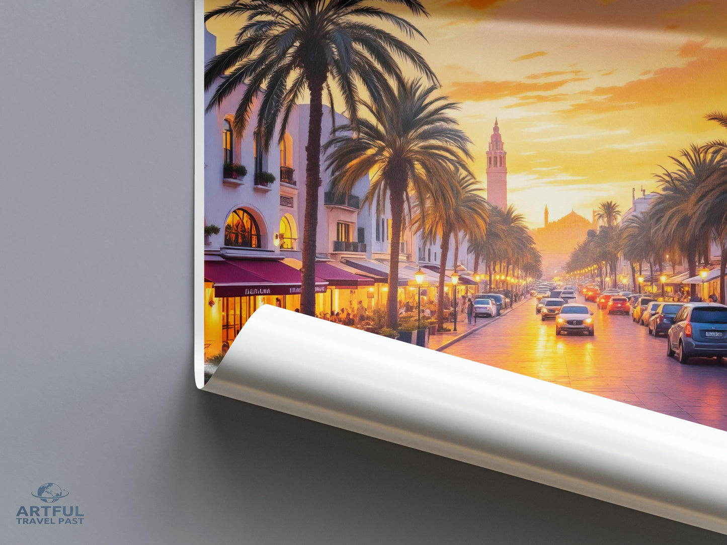 Casablanca Poster - Morocco Wall Art