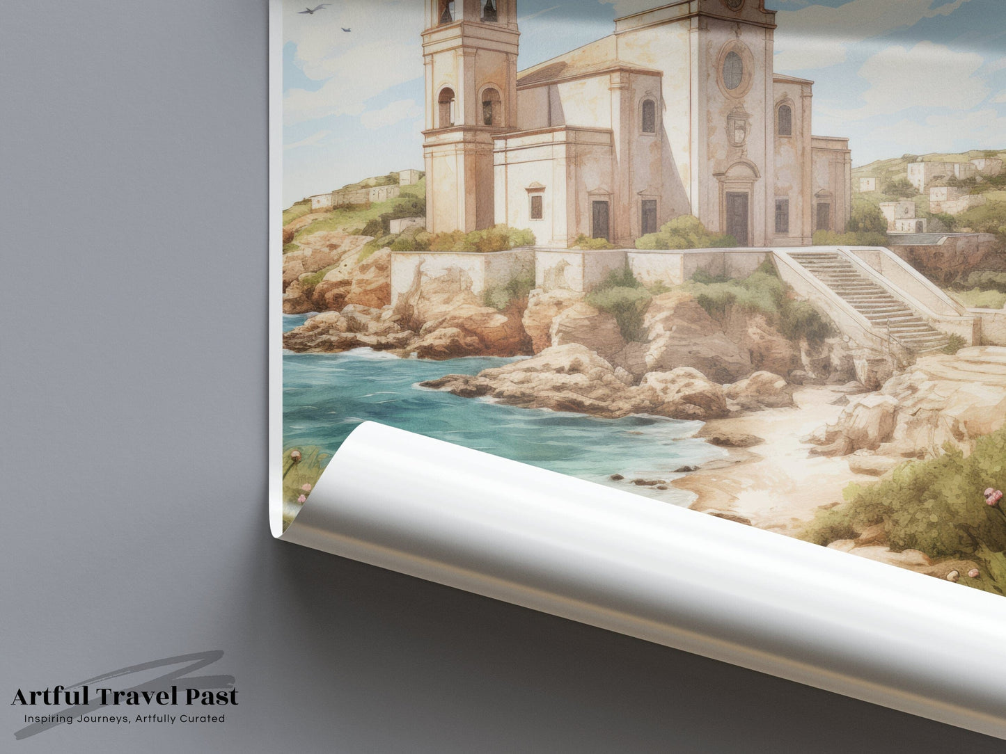 Castellabate Poster | Italy Wall Art | Europe Decor