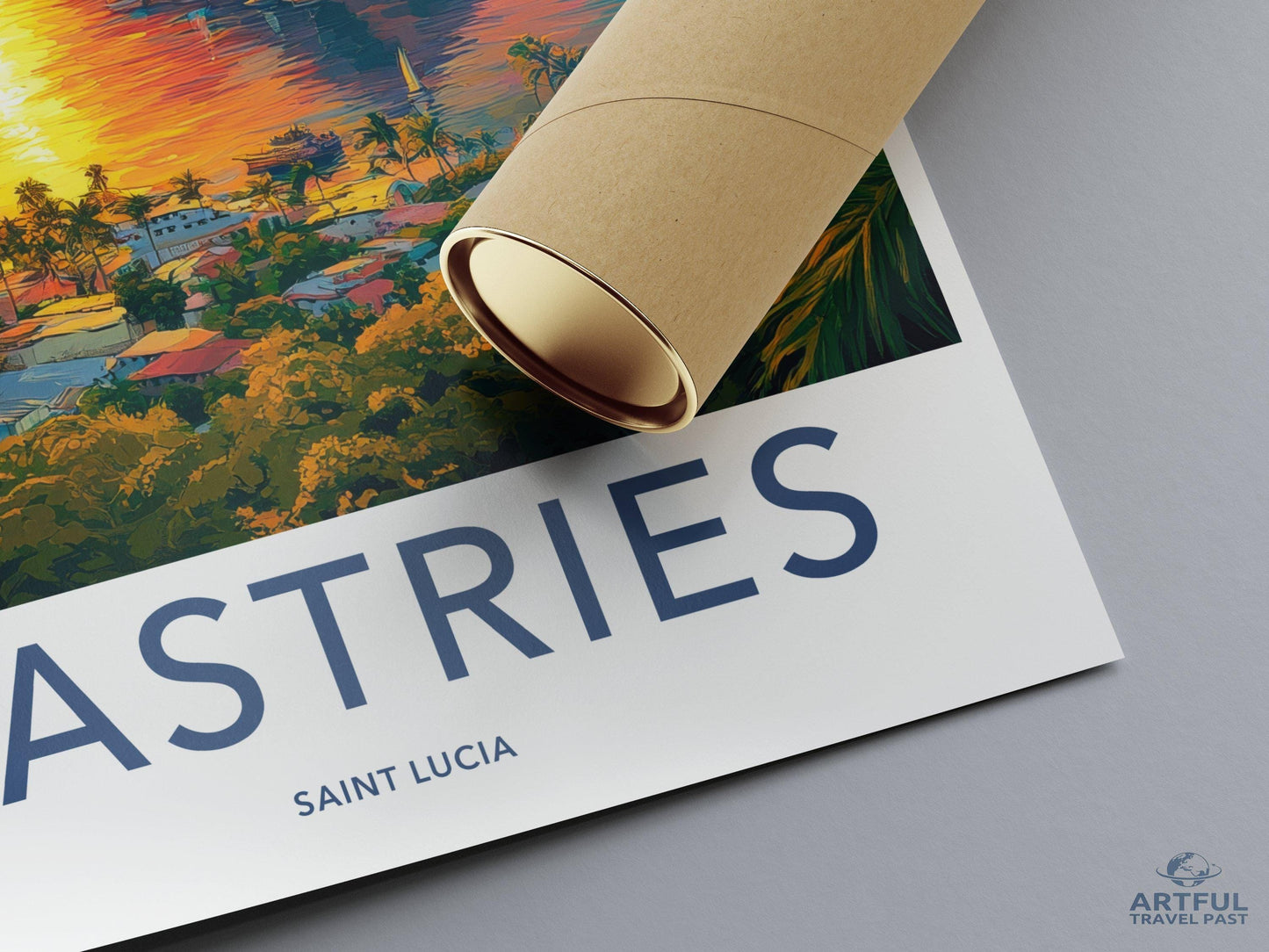 Castries Poster - Saint Lucia Wall Art
