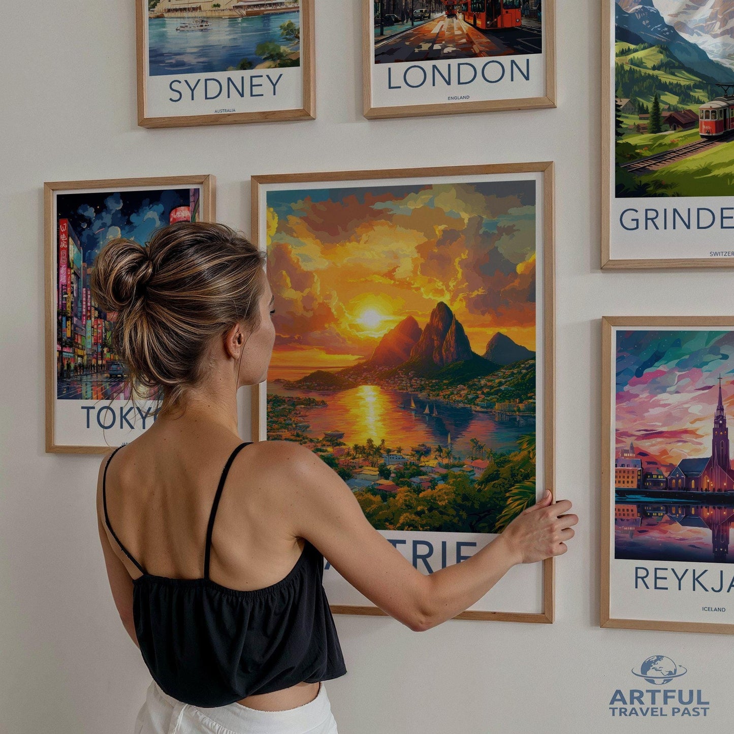 Castries Poster - Saint Lucia Wall Art
