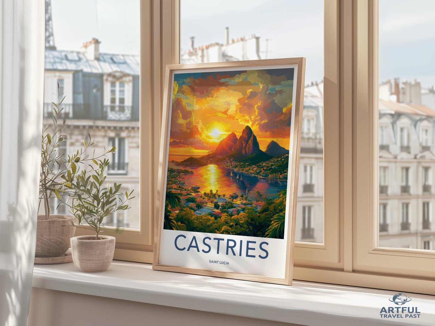 Castries Poster - Saint Lucia Wall Art