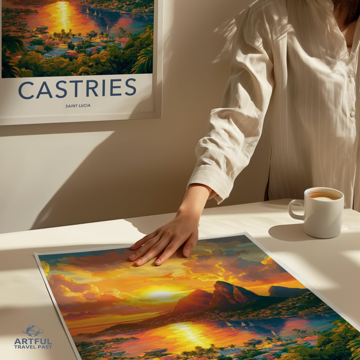 Castries Poster - Saint Lucia Wall Art