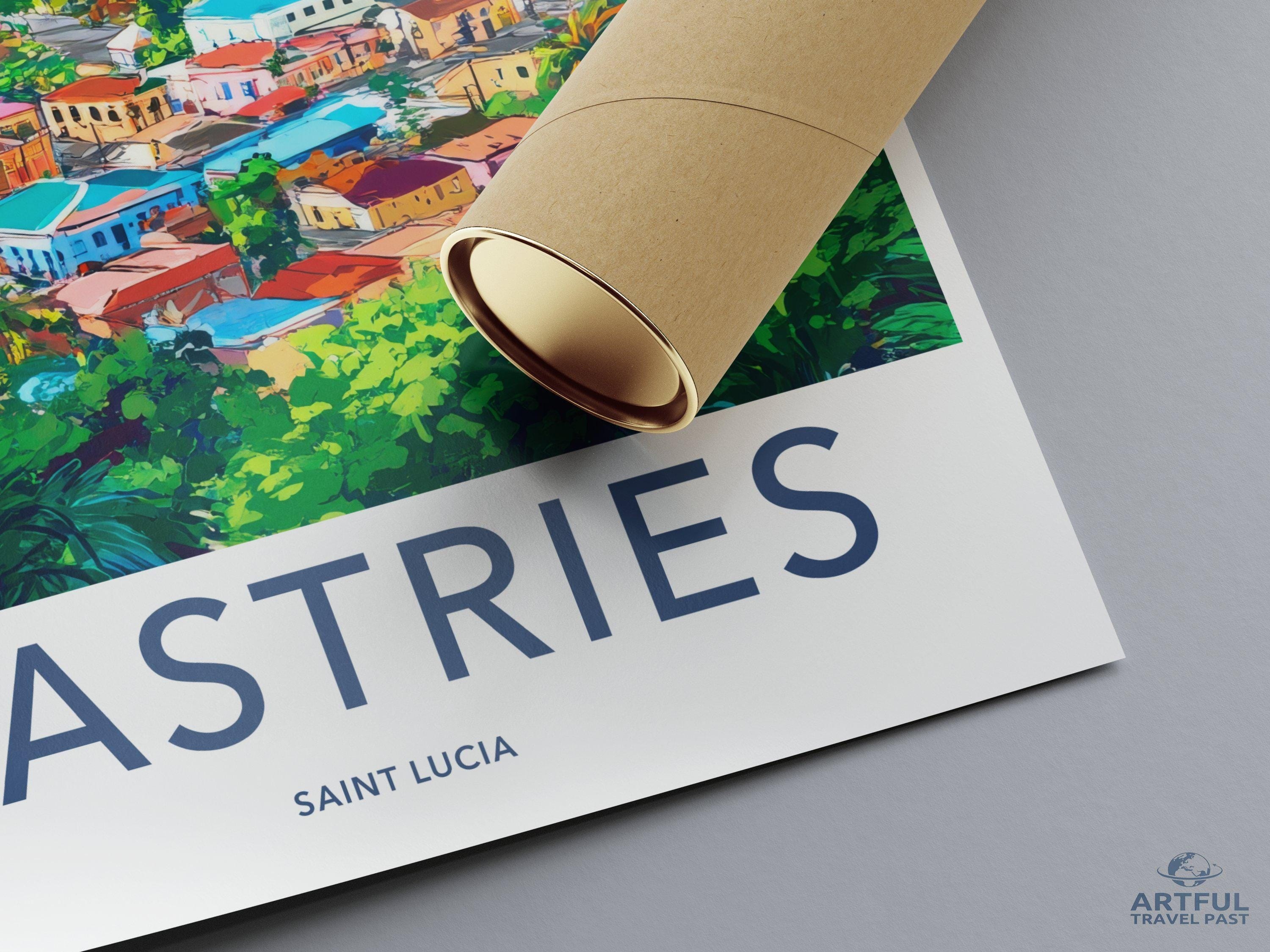 Castries Poster - Saint Lucia Wall Art
