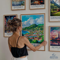 Castries Poster - Saint Lucia Wall Art