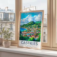 Castries Poster - Saint Lucia Wall Art