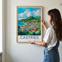 Castries Poster - Saint Lucia Wall Art