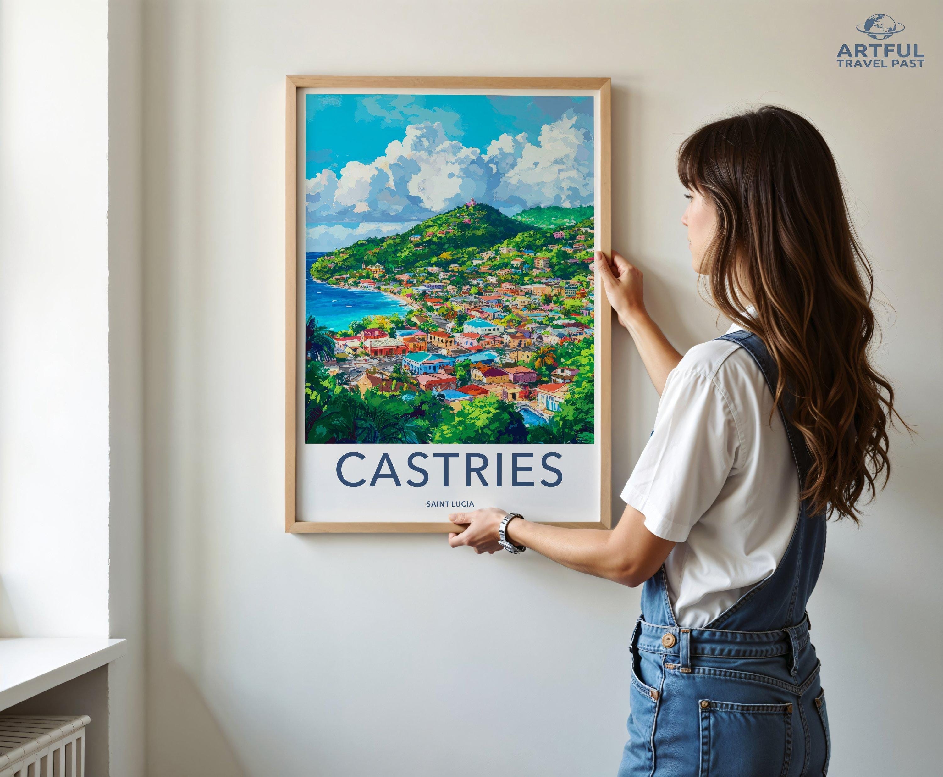 Castries Poster - Saint Lucia Wall Art