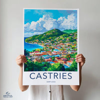 Castries Poster - Saint Lucia Wall Art
