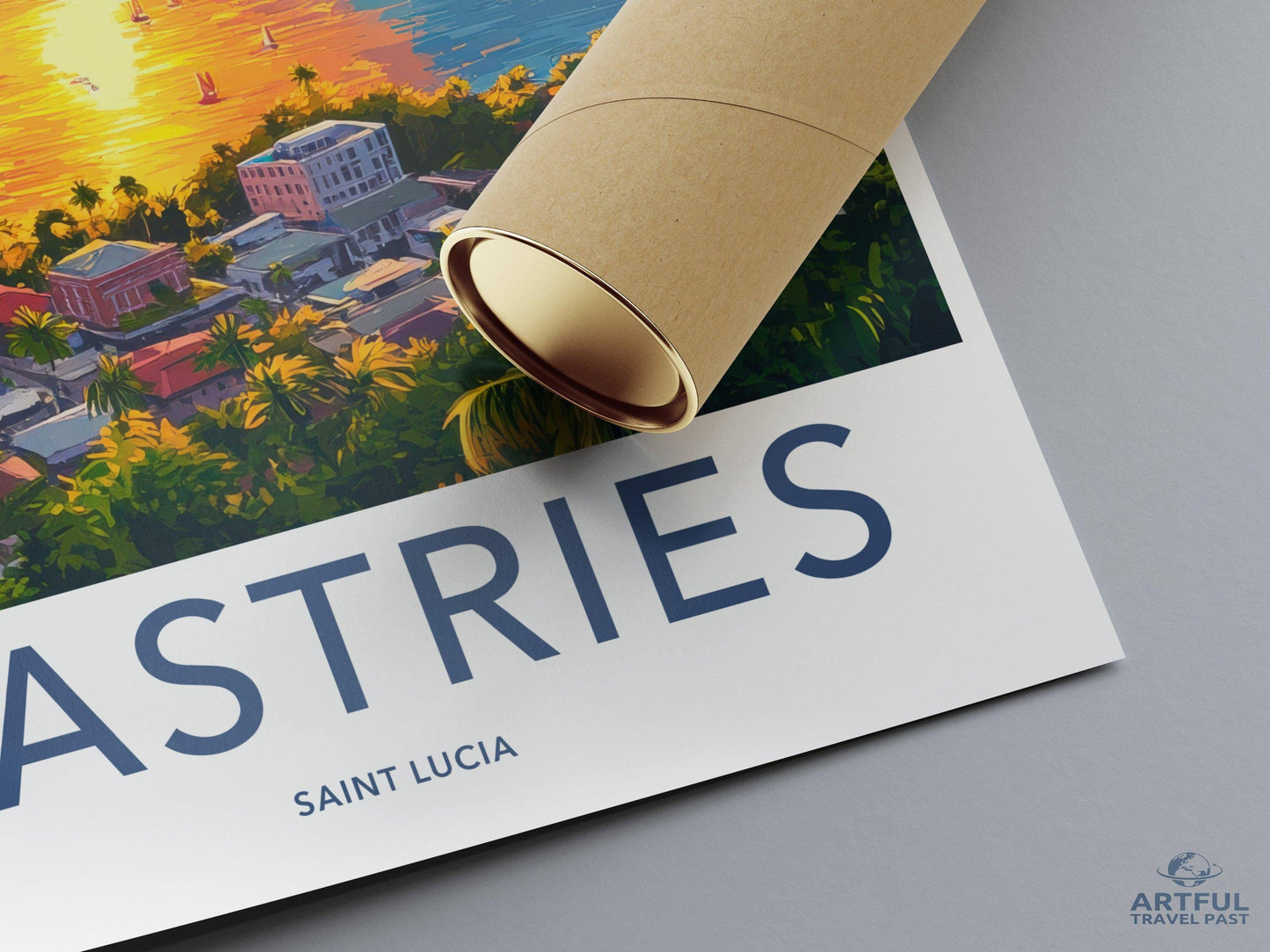 Castries Poster - Saint Lucia Wall Art