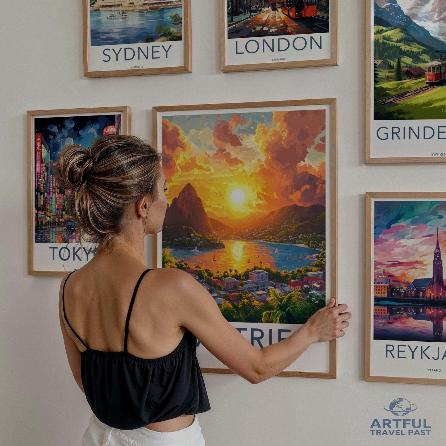 Castries Poster - Saint Lucia Wall Art