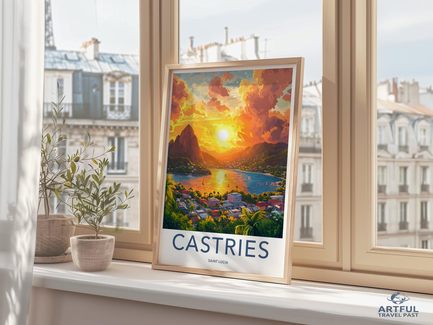 Castries Poster - Saint Lucia Wall Art