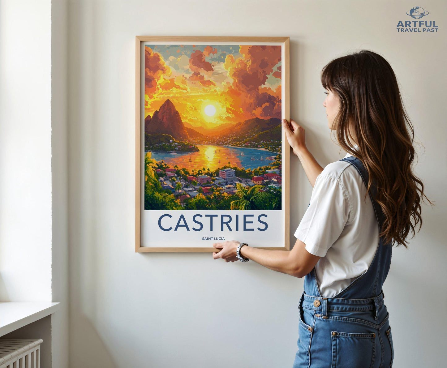 Castries Poster - Saint Lucia Wall Art