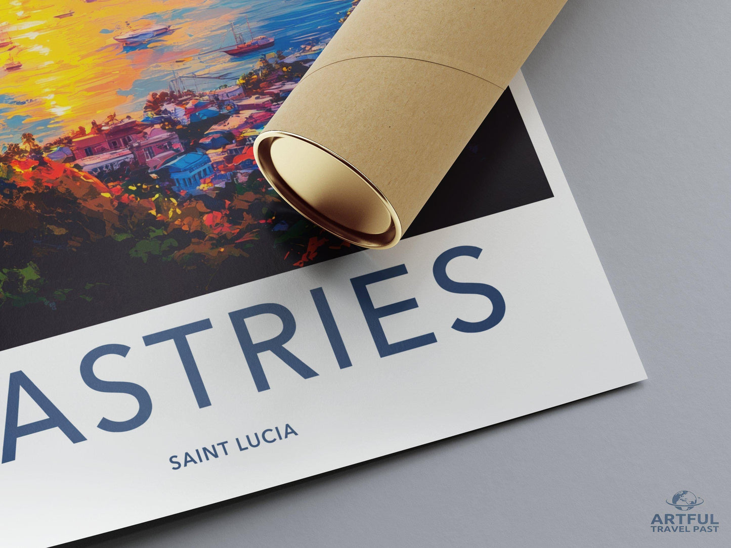 Castries Poster - Saint Lucia Wall Art