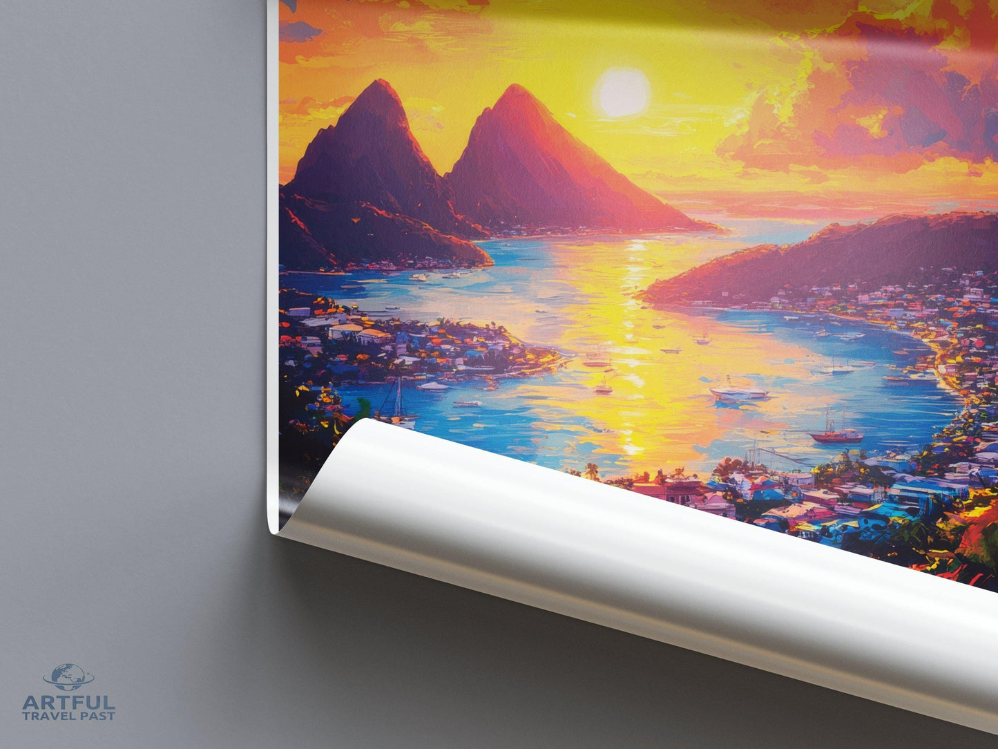Castries Poster - Saint Lucia Wall Art