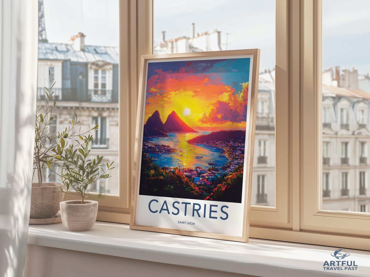 Castries Poster - Saint Lucia Wall Art