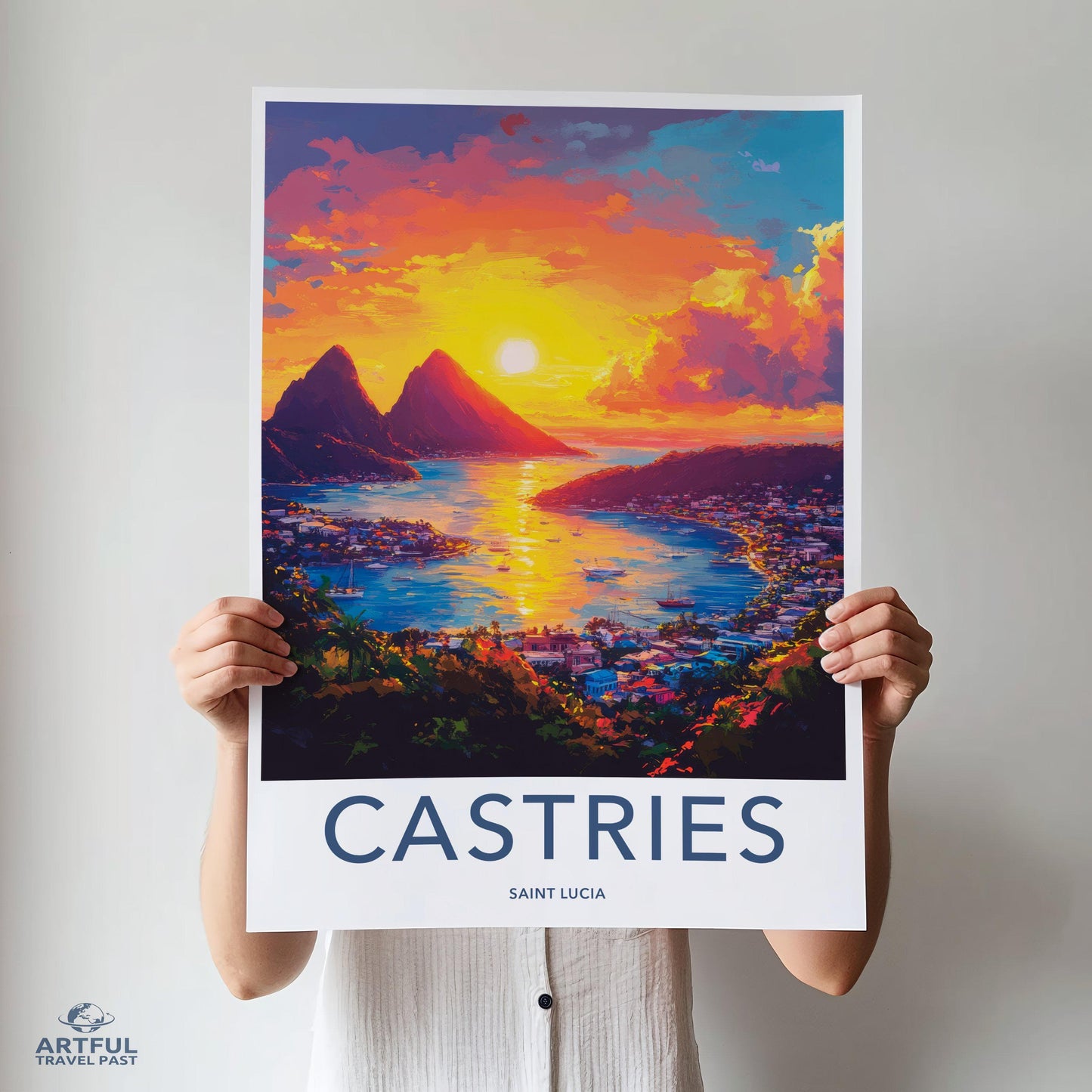 Castries Poster - Saint Lucia Wall Art