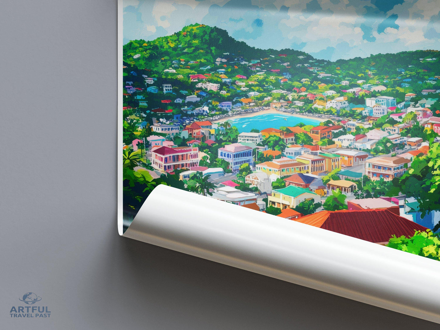 Castries Poster - Saint Lucia Wall Art