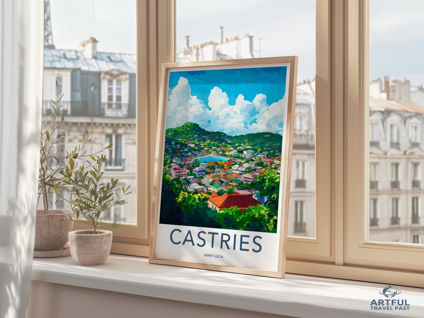 Castries Poster - Saint Lucia Wall Art