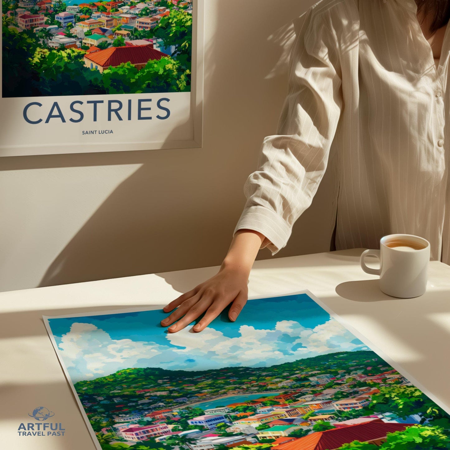 Castries Poster - Saint Lucia Wall Art